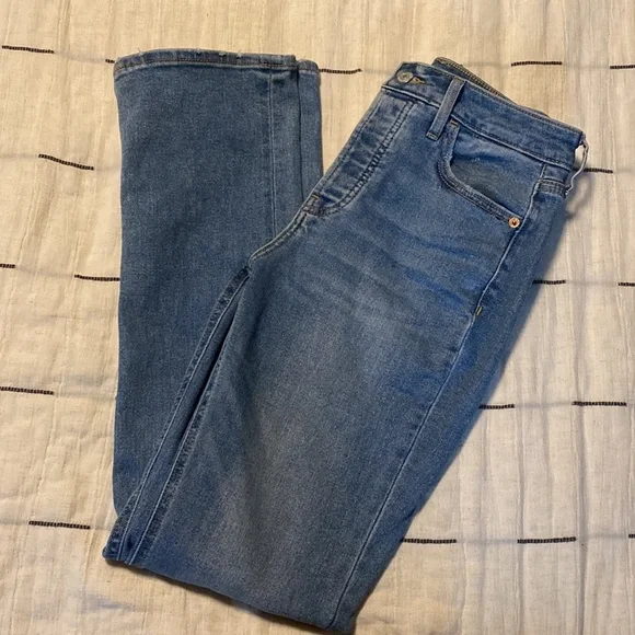 Extra High Waisted Kicker Boot Cut Jean - Picture 2 of 6